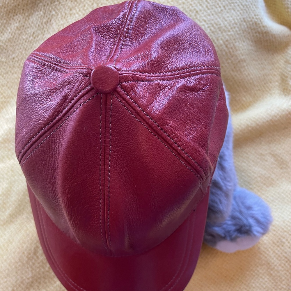 Sharon Roth soft leather cap/ gender free